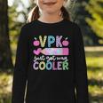 VPK Just Got Way Cooler First Day Of VPK Back To School VPK Graphic Toddler Long Sleeve Tee VPK Just Got Way Cooler First Day Of VPK Back To School VPK Graphic Toddler Long Sleeve Tee