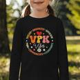 VPK Vibes First Day Of Back To School Appreciation Week Graphic Toddler Long Sleeve Tee