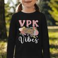 VPK Vibes First Day Of VPK Back To School Graphic Toddler Long Sleeve Tee VPK Vibes First Day Of VPK Back To School Graphic Toddler Long Sleeve Tee