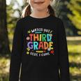 Watch Out Third Grade Here I Come 3rd Grade Back To School Graphic Toddler Long Sleeve Tee Watch Out Third Grade Here I Come 3rd Grade Back To School Graphic Toddler Long Sleeve Tee