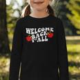 Welcome Back To School Happy First Day Of School 2025 2026 Graphic Toddler Long Sleeve Tee Welcome Back To School Happy First Day Of School 2025 2026 Graphic Toddler Long Sleeve Tee