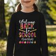 Welcome Back To School Lunch Lady Leopard On First Day Of School Graphic Toddler Long Sleeve Tee Welcome Back To School Lunch Lady Leopard On First Day Of School Graphic Toddler Long Sleeve Tee