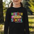 Welcome Back To School School Secretary Life Leopard Graphic Toddler Long Sleeve Tee Welcome Back To School School Secretary Life Leopard Graphic Toddler Long Sleeve Tee