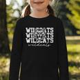 Wildcats School Spirit Fan Team Back To School Graphic Toddler Long Sleeve Tee Wildcats School Spirit Fan Team Back To School Graphic Toddler Long Sleeve Tee