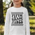 1st Day Of 5th Grade Vibes Retro Girls Back To School Boys Graphic Toddler Long Sleeve Tee 1st Day Of 5th Grade Vibes Retro Girls Back To School Boys Graphic Toddler Long Sleeve Tee