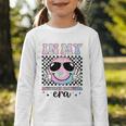 In My Assistant Principal Era Groovy Tie Dye Back To School Graphic Toddler Long Sleeve Tee