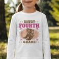 Back To School Howdy Fourth Grade Girls Graphic Toddler Long Sleeve Tee Back To School Howdy Fourth Grade Girls Graphic Toddler Long Sleeve Tee