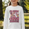 Back To School I'm Ready To Crush Kindergarten Unicorn Graphic Toddler Long Sleeve Tee Back To School I'm Ready To Crush Kindergarten Unicorn Graphic Toddler Long Sleeve Tee