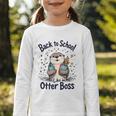 Back To School Like An Otter Boss Cute First Day Of School Graphic Toddler Long Sleeve Tee Back To School Like An Otter Boss Cute First Day Of School Graphic Toddler Long Sleeve Tee