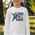 Bruh We Back To School Dabbing First Day Of School Graphic Toddler Long Sleeve Tee