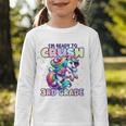 Crush 3rd Grade Girls Back To School Unicorn First Day Cute Graphic Toddler Long Sleeve Tee