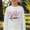 Cute 6th Grade Vibes Cat Kitten Lover Back To School Girls Graphic Toddler Long Sleeve Tee Cute 6th Grade Vibes Cat Kitten Lover Back To School Girls Graphic Toddler Long Sleeve Tee