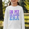 In My Dragons Era Back To School Spirit Game Retro Groovy Graphic Toddler Long Sleeve Tee In My Dragons Era Back To School Spirit Game Retro Groovy Graphic Toddler Long Sleeve Tee