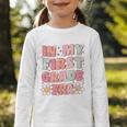 In My First Grade Era Cute Groovy 1st Grade Back To School Graphic Toddler Long Sleeve Tee
