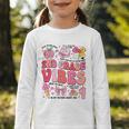 Girls 2nd Grade Vibes Coquette Pink Bow Back To School Graphic Toddler Long Sleeve Tee