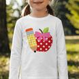 Girls Back To School Apple Toddler First Day Of Preschool Graphic Toddler Long Sleeve Tee Girls Back To School Apple Toddler First Day Of Preschool Graphic Toddler Long Sleeve Tee