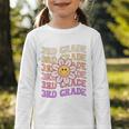 Groovy 3rd Grade Back To School Retro Groovy Third Grade Graphic Toddler Long Sleeve Tee Groovy 3rd Grade Back To School Retro Groovy Third Grade Graphic Toddler Long Sleeve Tee