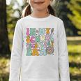 Groovy In My School Secretary Era Back To School Graphic Toddler Long Sleeve Tee Groovy In My School Secretary Era Back To School Graphic Toddler Long Sleeve Tee