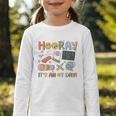 Hooray It’s An OT Day Occupational Therapy Back To School Premium Tri-Blend Graphic Toddler Long Sleeve Tee