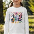 Kindergarten 1st Grade Goose Back To School Girls Graphic Toddler Long Sleeve Tee