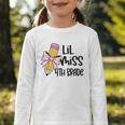 Lil Miss 4th Grade Coquette Bow Pencil Back To School Girls Graphic Toddler Long Sleeve Tee Lil Miss 4th Grade Coquette Bow Pencil Back To School Girls Graphic Toddler Long Sleeve Tee