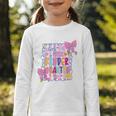 Little Miss Kindergarten Kids Girls Coquette Back To School Graphic Toddler Long Sleeve Tee Little Miss Kindergarten Kids Girls Coquette Back To School Graphic Toddler Long Sleeve Tee