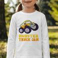 Monster Truck Jam School Bus Yellow Back To School Toddlers Graphic Toddler Long Sleeve Tee Monster Truck Jam School Bus Yellow Back To School Toddlers Graphic Toddler Long Sleeve Tee