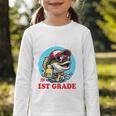 O’Fish-Ally a 1st Grade Mom Back To School Premium Tri-Blend Graphic Toddler Long Sleeve Tee