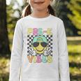 Pre-K Vibes Smile Face Back To School Pre-K Graphic Toddler Long Sleeve Tee Pre-K Vibes Smile Face Back To School Pre-K Graphic Toddler Long Sleeve Tee