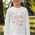 Ready To Sparkle 7th Grade Back To School For Girls Performance Graphic Toddler Long Sleeve Tee