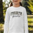Retro Fourth Grade Camo Back To School Girls Boys 4th Grade Graphic Toddler Long Sleeve Tee Retro Fourth Grade Camo Back To School Girls Boys 4th Grade Graphic Toddler Long Sleeve Tee
