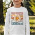Retro Kindergarten Daisy Colorful Back To School Student Kid Graphic Toddler Long Sleeve Tee Retro Kindergarten Daisy Colorful Back To School Student Kid Graphic Toddler Long Sleeve Tee