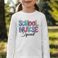 School Nurse Squad Tie Dye Back To School Appreciation Graphic Toddler Long Sleeve Tee School Nurse Squad Tie Dye Back To School Appreciation Graphic Toddler Long Sleeve Tee