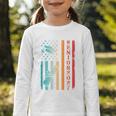 Senior 2027 Class Of 2027 Graduation USA Flag Back To School Performance Graphic Toddler Long Sleeve Tee