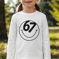 Six Seven Meme Viral Internet Sound 67 Back To School Graphic Toddler Long Sleeve Tee Six Seven Meme Viral Internet Sound 67 Back To School Graphic Toddler Long Sleeve Tee