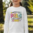Watch Out Pre-K Here I Come Back To School Pre-K Graphic Toddler Long Sleeve Tee Watch Out Pre-K Here I Come Back To School Pre-K Graphic Toddler Long Sleeve Tee