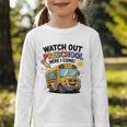 Watch Out Preschool Here I Come Preschool Back To School Graphic Toddler Long Sleeve Tee