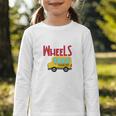 Wheels On The Bus Kids Back To School Graphic Toddler Long Sleeve Tee