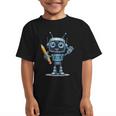 Back To School 2025 Robot Pencil For Kids Graphic Kid T-Shirt Back To School 2025 Robot Pencil For Kids Graphic Kid T-Shirt
