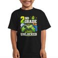 Back To School 2nd Second Grade Level Unlocked Gamer Kid Graphic Kid T-Shirt Back To School 2nd Second Grade Level Unlocked Gamer Kid Graphic Kid T-Shirt