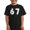Back To School 67 Notebook Number For Class Year Graphic Kid T-Shirt