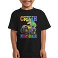Back To School Boy Dinosaur I'm Ready To Crush First Grade Graphic Kid T-Shirt