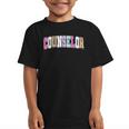 Back To School Counselor Preppy Checkered Counselor Life Graphic Kid T-Shirt Back To School Counselor Preppy Checkered Counselor Life Graphic Kid T-Shirt