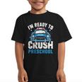Back To School First Day Of Preschool Police Car Boys Graphic Kid T-Shirt
