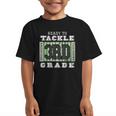 Back To School Ready To Tackle 3rd Grade Football Graphic Kid T-Shirt