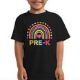 Back To School Shirt Rainbow Happy First Day Of Pre-K Graphic Kid T-Shirt Back To School Shirt Rainbow Happy First Day Of Pre-K Graphic Kid T-Shirt