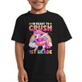 Back To School Unicorn Girls I'm Ready To Crush 1st Grade Graphic Kid T-Shirt Back To School Unicorn Girls I'm Ready To Crush 1st Grade Graphic Kid T-Shirt