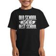 Back To School Vibes Old School Is The Best School Graphic Kid T-Shirt Back To School Vibes Old School Is The Best School Graphic Kid T-Shirt