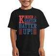 Baseball Kindergarten Back To School Kindergarten Batter Up Graphic Kid T-Shirt Baseball Kindergarten Back To School Kindergarten Batter Up Graphic Kid T-Shirt