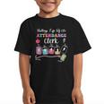 Battery Life Of An Attendance Clerk Back To School Graphic Kid T-Shirt Battery Life Of An Attendance Clerk Back To School Graphic Kid T-Shirt